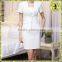 Short sleeve white office lady uniform
