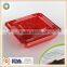 1000ml PP Disposable Two Compartments Plastic Microwavable Food Container SGS/FDA Appoval Microwave Oven safe