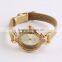 Sunray Face Leather Strap Watch,watch Accessories