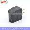 Household AC Socket Car Cigarette Lighter Adapter with LED Light