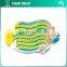 Tropical Wavy Strip Fish Embroidery Hot Applique Clothing Patches