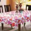 Vinyl with flannel backing table cloth for home supplies, wholesale price for table cloth
