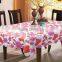 Vinyl with flannel backing table cloth for home supplies, wholesale price for table cloth