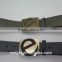 Fashionable leather belt with letter buckle for women
