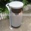 Tilting forward street litter bin metal outdoor waste bin                        
                                                Quality Choice