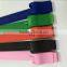 wholesales new fashion customized silicone whistle slap wristband