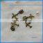 OEm zinc alloy plane shape zipper puller for purse high quanlity metel accessories for handbag wholesale