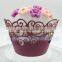 A17 Laser cut cupcake wrapper, paper cupcake wraps muffin cup medium size famous cupcake cake decoration item