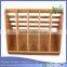 2016new style Magazine Organizer Bamboo Desktop File Folder Rack