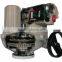 Butterfly valve electric actuator part turn