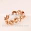 Fashion rose gold jewelry wholesale latest design for sale wedding rose gold engagement diamond ring