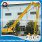 High reach demolition boom for excavator