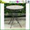 Paint Color Folding Wrought Iron Outdoor Table