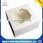 new design cardboard gift packing box with pvc window