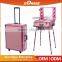 China Suppliers Pink Aluminium Makeup Case With Lights