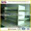 double-sided quality metal supermarket shelving for supermarket and grocery store use