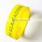 1 Inch Debossed and Ink Filled Wide Silicone Wristband