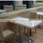 marble top dining table for restaurant,Acrylic soid surface tables and chairs