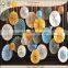 graduation decoration hanging Paper accordion rosette flowers