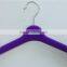 Luxury custom brand 15 inches non slip velvet hanger