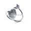Lovely Heart Shape Design S925 Silver Poland Wedding Rings