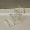 Hot Sale 3 Tiers Clear Acrylic Wallet Stand Table Display Stand