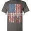 Comfort Blend Crew Neck Men American Flag T-shirt