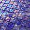 ZTCLJ JY-G-79 China Premium Iridescent Wavy Blue Glass Mosaic Bathroom Floor Tiles