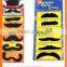 wholesale price 12pcs/Card Halloween party funny fake beard mustache