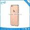 Electroplating Laser Cutting LOGO Shining Crystal Hard PC Case Cover For Iphone 6 6S 6 Plus 6S Plus