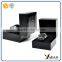 high quality stitching finish plastic packaging box watch storage