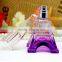 Eiffel tower shape pump sprayer cap 50ml crystal perfume glass bottle for personal care