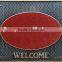 Dirt removing home entrance door floor mat PVC