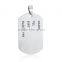 Fashion jewelry 316l stainless steel flat nameplate necklace pendant for women men