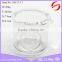 Full Set Clear ball shape glass candle holder with screw top
