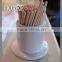 2015 hot sale bamboo toothpick single side point and other side ring carving in bulk