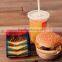 New fashion burgers and chips man and woman cartoon tube sock