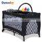 European standard baby folding crib baby cot