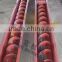 China professional large capacity carbon steel tube spiral screw conveyor for cement