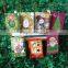 2015 new design hot sell customized cute stanta greeting card & christmas card