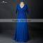 RSE674 Elegant Lace Vintage Royal Blue Mother Of The Bride Evening Dresses