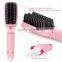 high quality 2 in 1 private label hair straightener with brush