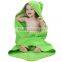 Super soft animal head baby hooded bath towel manufacturer