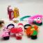 Animal shape with down Silicone sanitizer holder