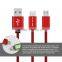 Newest VOXLINK 2 in 1 USB Cable Data Line Nylon Braid Micro USB Cable For iPhone 7 Plus 6S Plus Samsung S7 S6 0.5M 1M 2M 3M