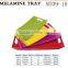 Serving Tray Sets, Square Melamine Handle Tray