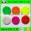 September Smile Face Printed Tin Button Reflective Metal Badge