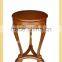 solid wood wooden console round coffee table