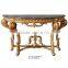 Egyptian Reproduction Furniture Black and Gold Console For Living Room Display