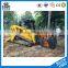 Moving tree with soil/ garden spade machine for crawler skid steer loade
